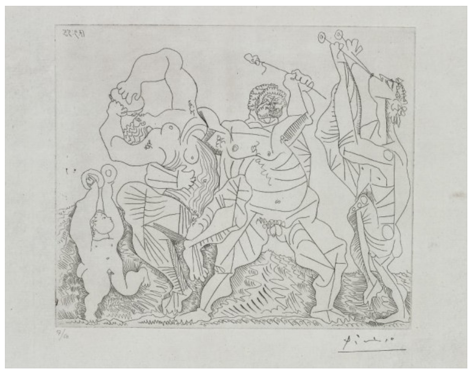 Scene bucolique avec amour aux Castagnettes (Bucolic Scene with Cupid and Castanettes) (Bloch 772; Baer 947)