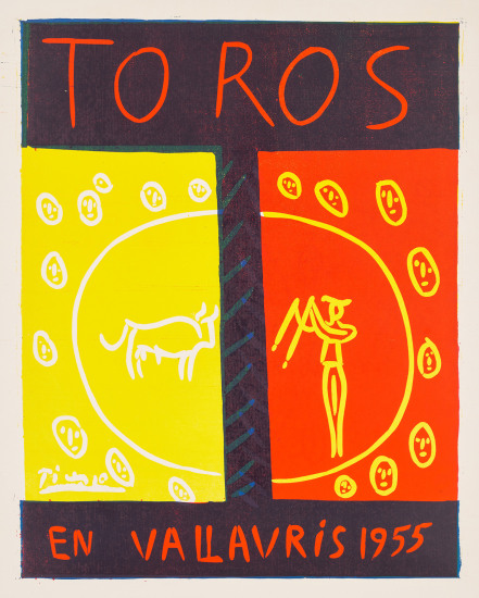 Toros en Vallauris 1955 (Bulls in Vallauris 1955) (Bl. 1265, Ba. 1029, Cz. 14)