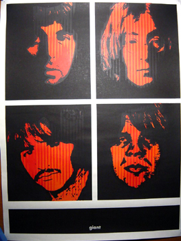 Shepard Fairey - Four Giant Beatles - Orange