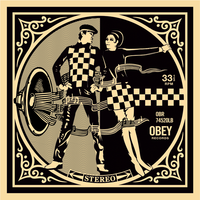 Shepard Fairey - New Wave Couple Album Cover