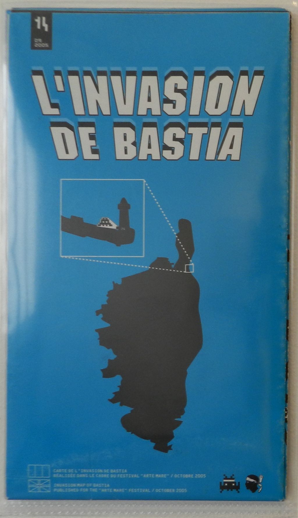 Space Invader - Invasion Map #14 Bastia