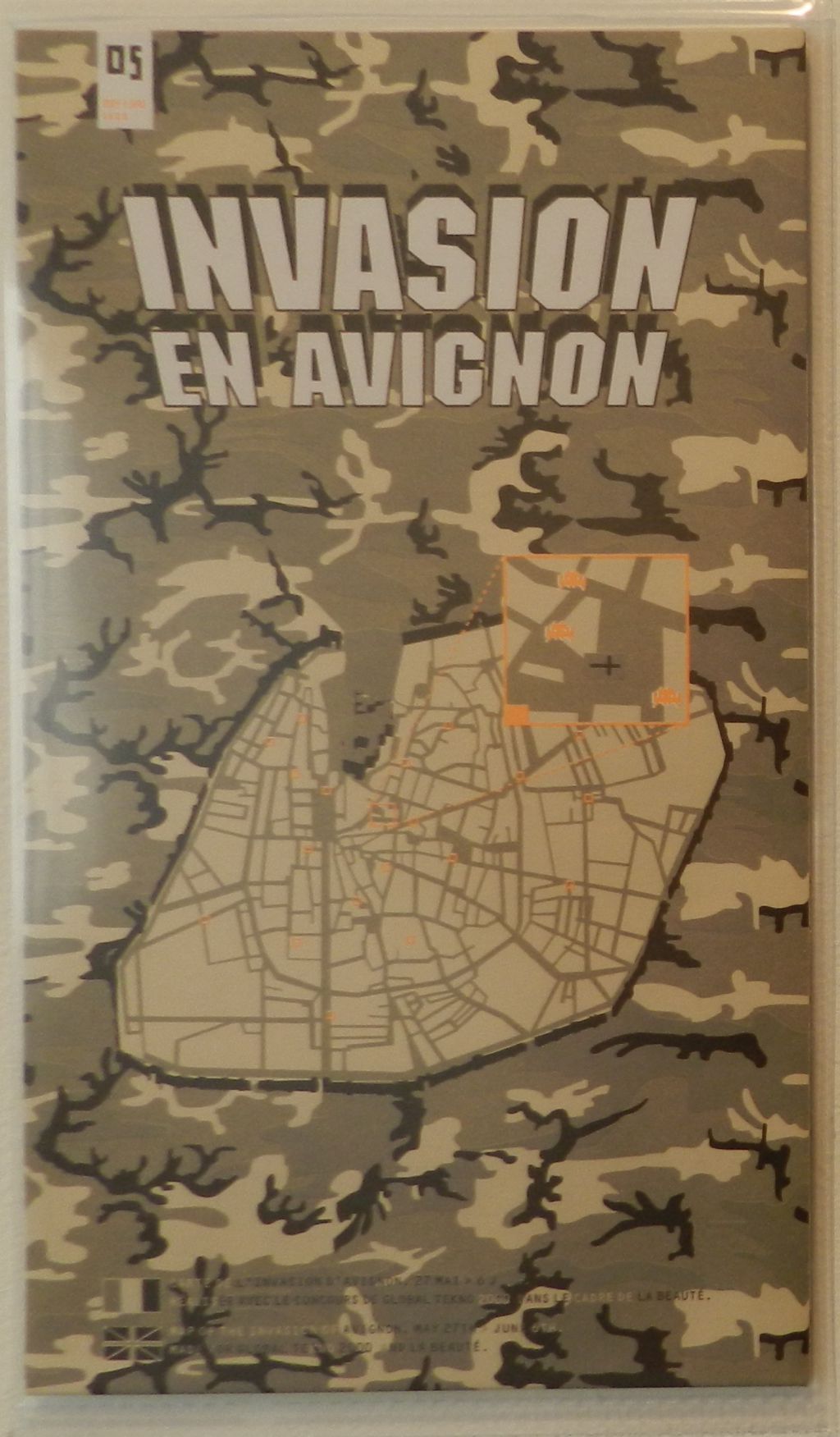 Space Invader - Invasion Map #05 Avignon