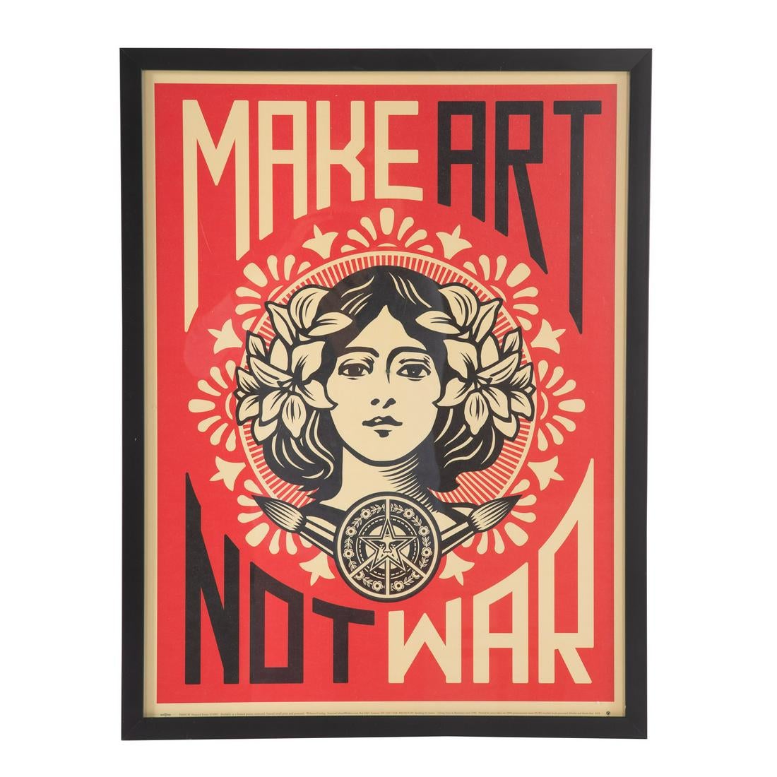 Shepard Fairey - Make Art Not War - Offset Edition