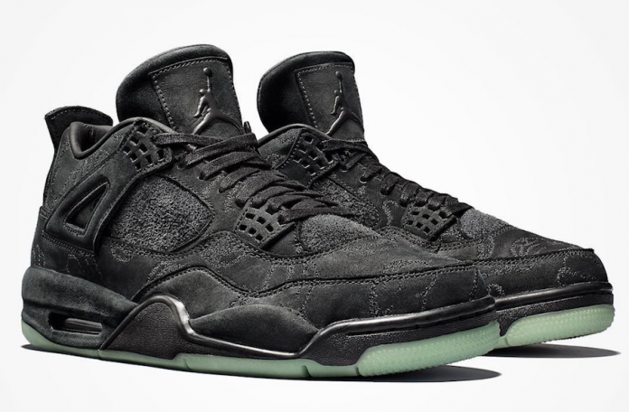 Kaws - Air Jordan 4 Retro - Black