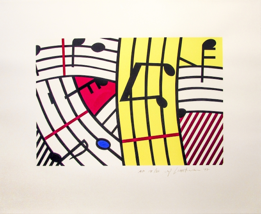 Roy Lichtenstein - Composition IV (C 293) - First Edition