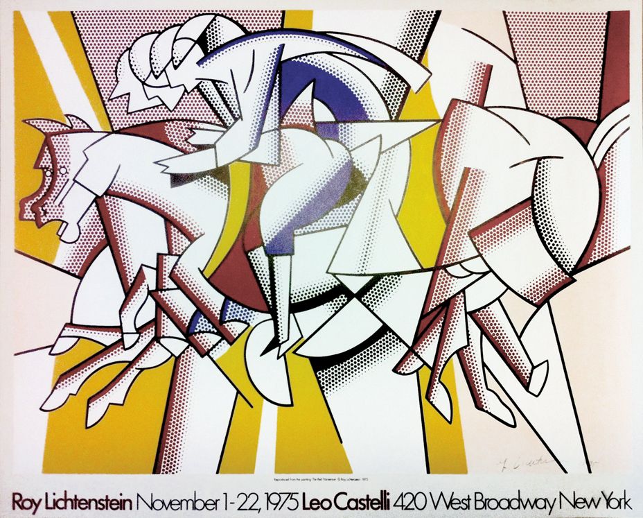 Roy Lichtenstein - Red Horseman (D&VO 29) - First Edition