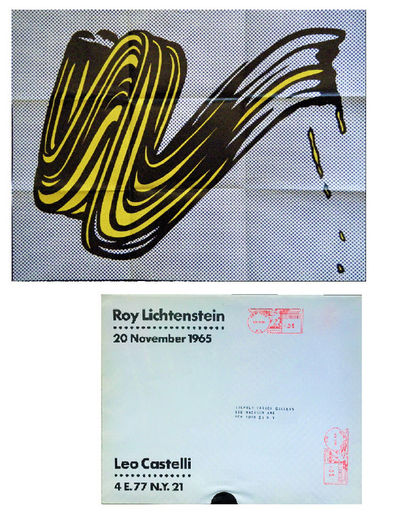 Roy Lichtenstein - Brushstroke (C II.5) - Mailer Edition