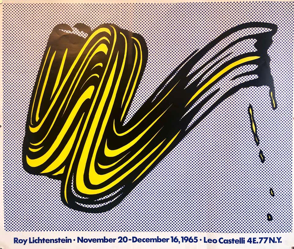 Roy Lichtenstein - Brushstroke (C II.5) - Poster Edition