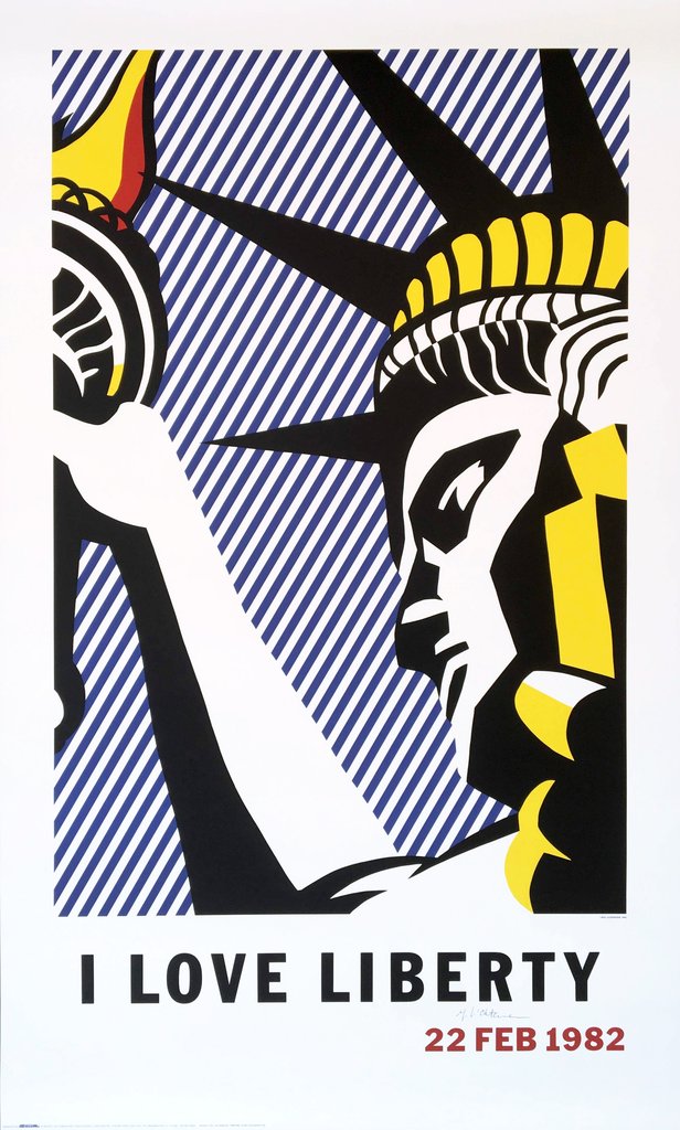 Roy Lichtenstein - I Love Liberty (C 192) - Poster Edition (C III.29)