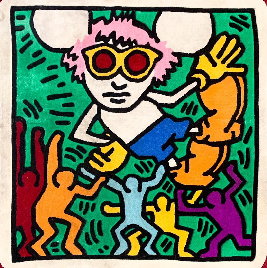 Keith Haring - Andy Mouse I (Littmann P 64-65) - Rug Edition