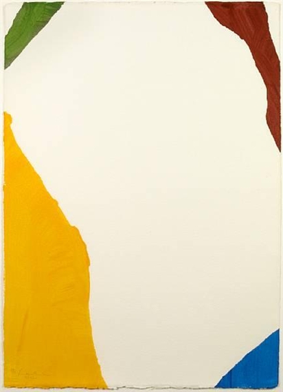 Helen Frankenthaler - Four Pochoirs portfolio - Wind Directions
