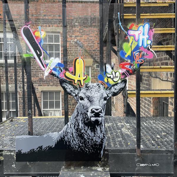 Martin Whatson - The stag - Acrylic clear hand-finished