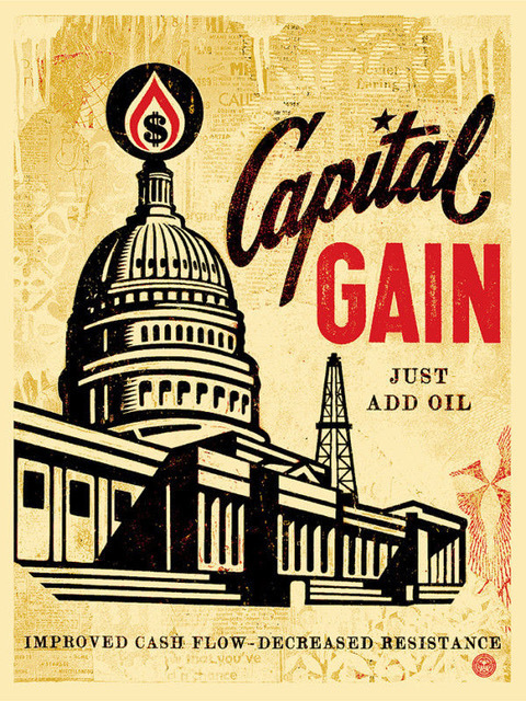 Shepard Fairey - Capital Gain - AP Edition