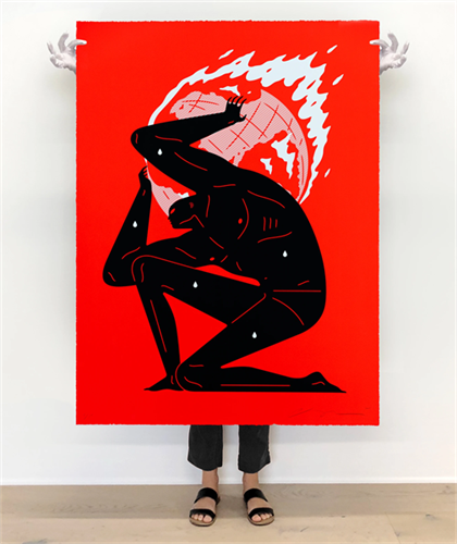 Cleon Peterson - World On Fire - Large Format - Red