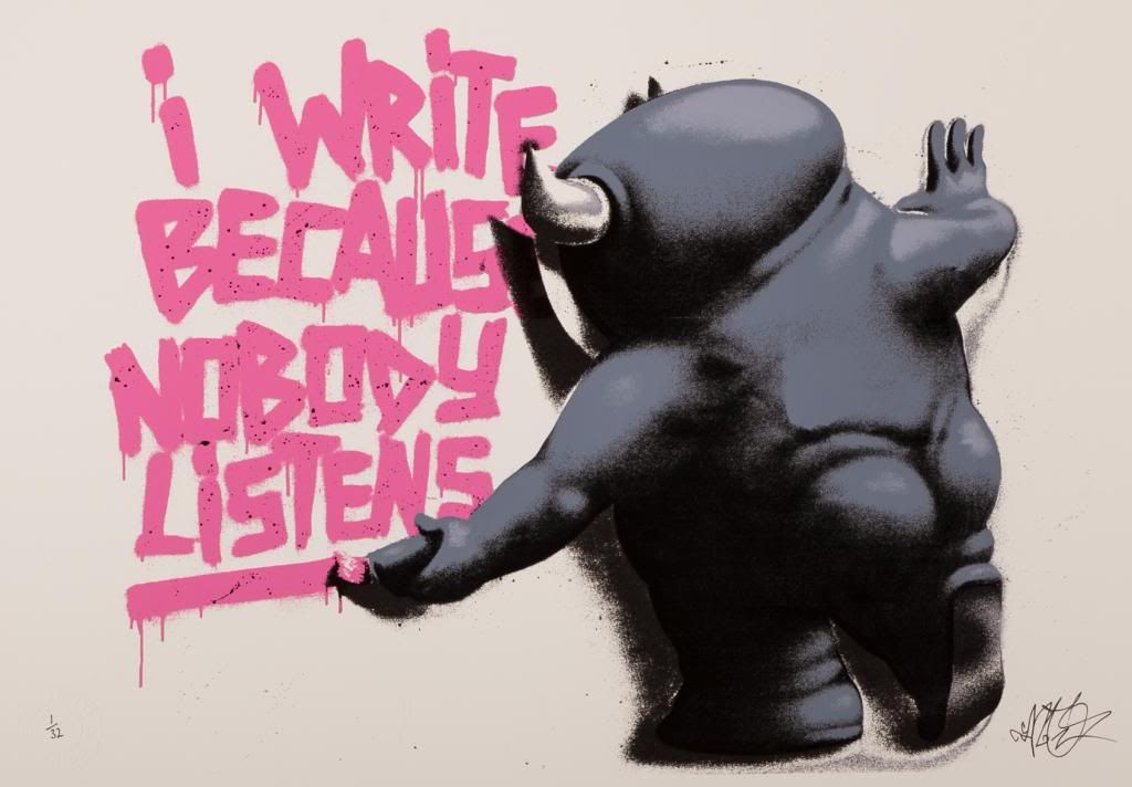 I Write Because Nobody Listens