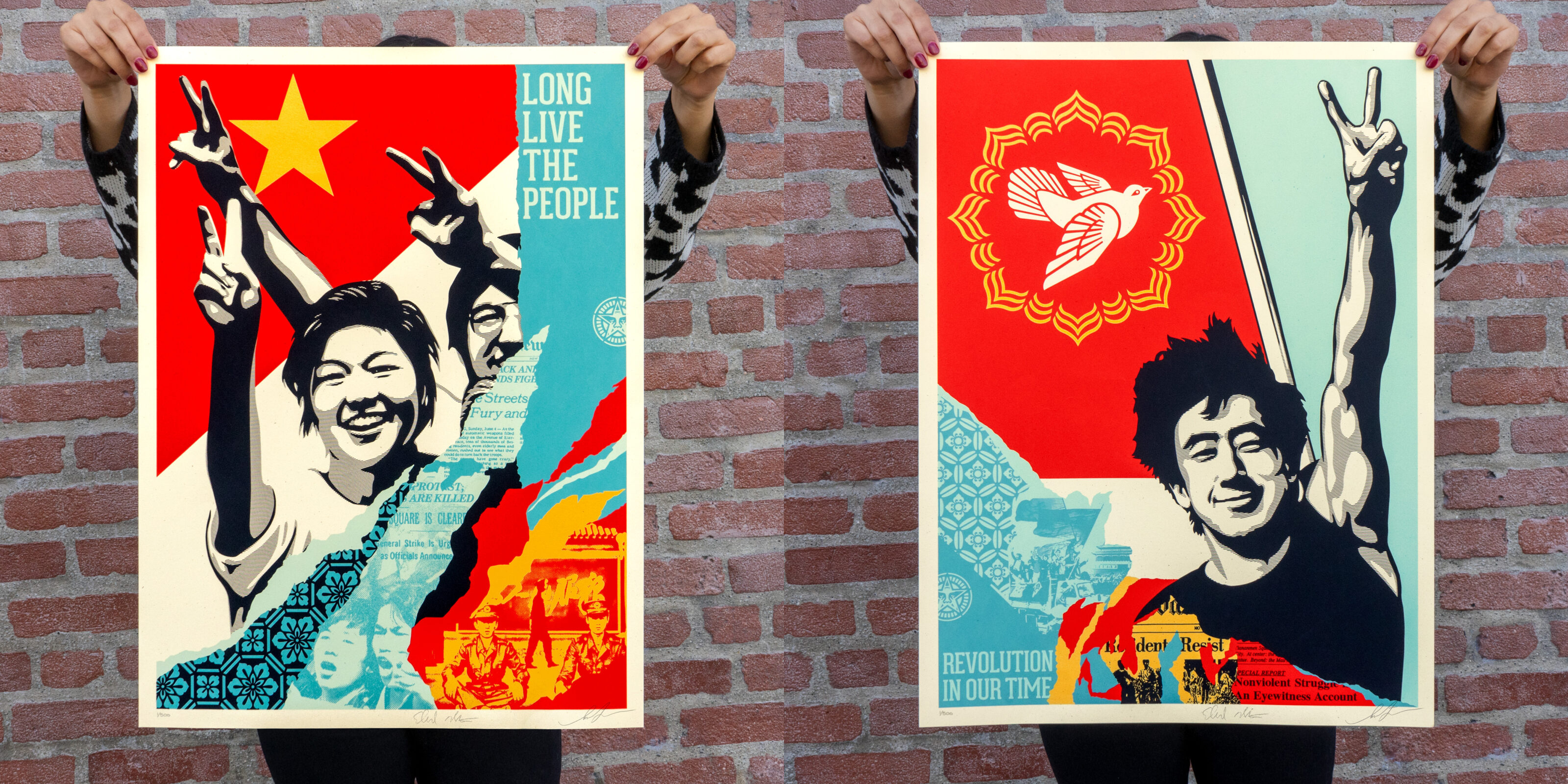 Shepard Fairey - Long Live The People + Revolution In Our Time - Set Edition