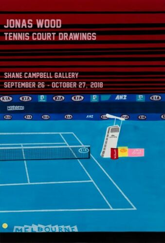 Jonas Wood - Jonas Wood: Tennis Court Drawings - Unsigned Edition