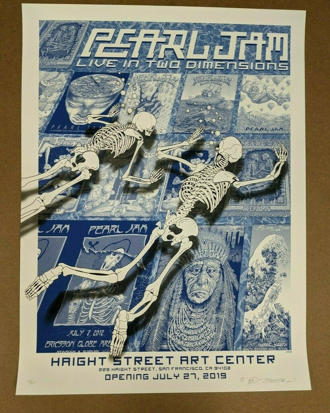 Emek - Pearl Jam: Live in Two Dimensions Opening - Keyline Variant