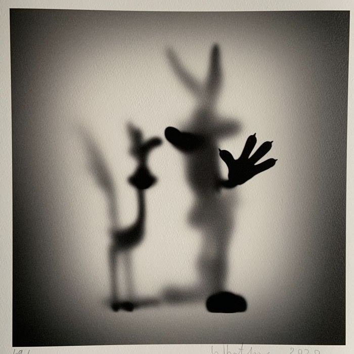 Whatshisname - Gone Roadrunner And Coyote - 35 x 35cm