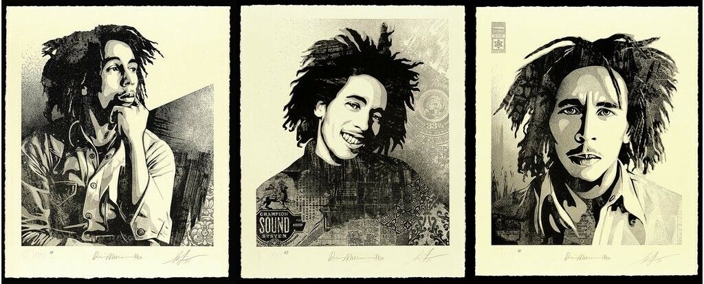 Bob Marley 40th Letterpress Set