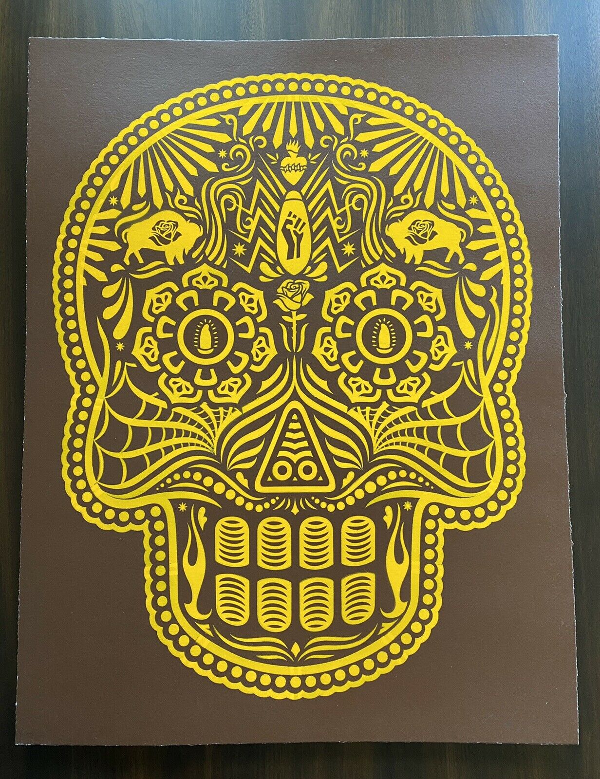 Ernesto Yerena - Dia De Los Muertos Collage Calavera - HPM