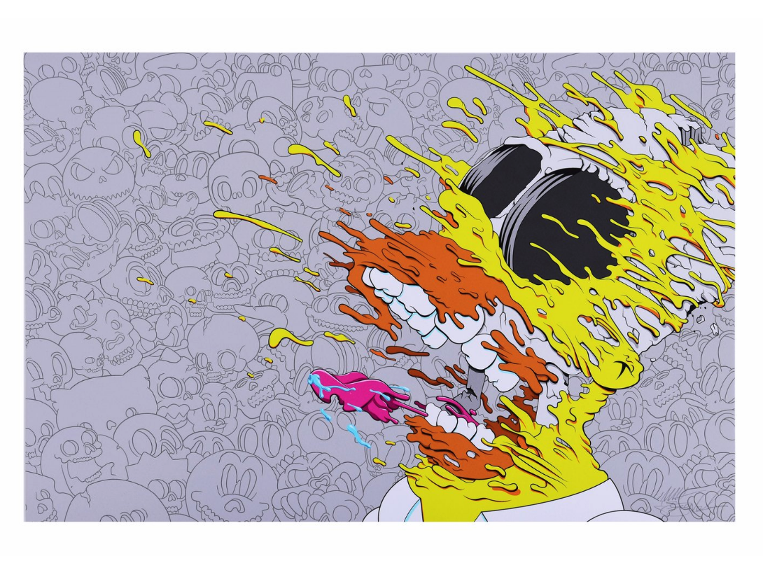 Matt Gondek - Deconstructed Homer Print - DECONSTRUCTED D'OH NUT