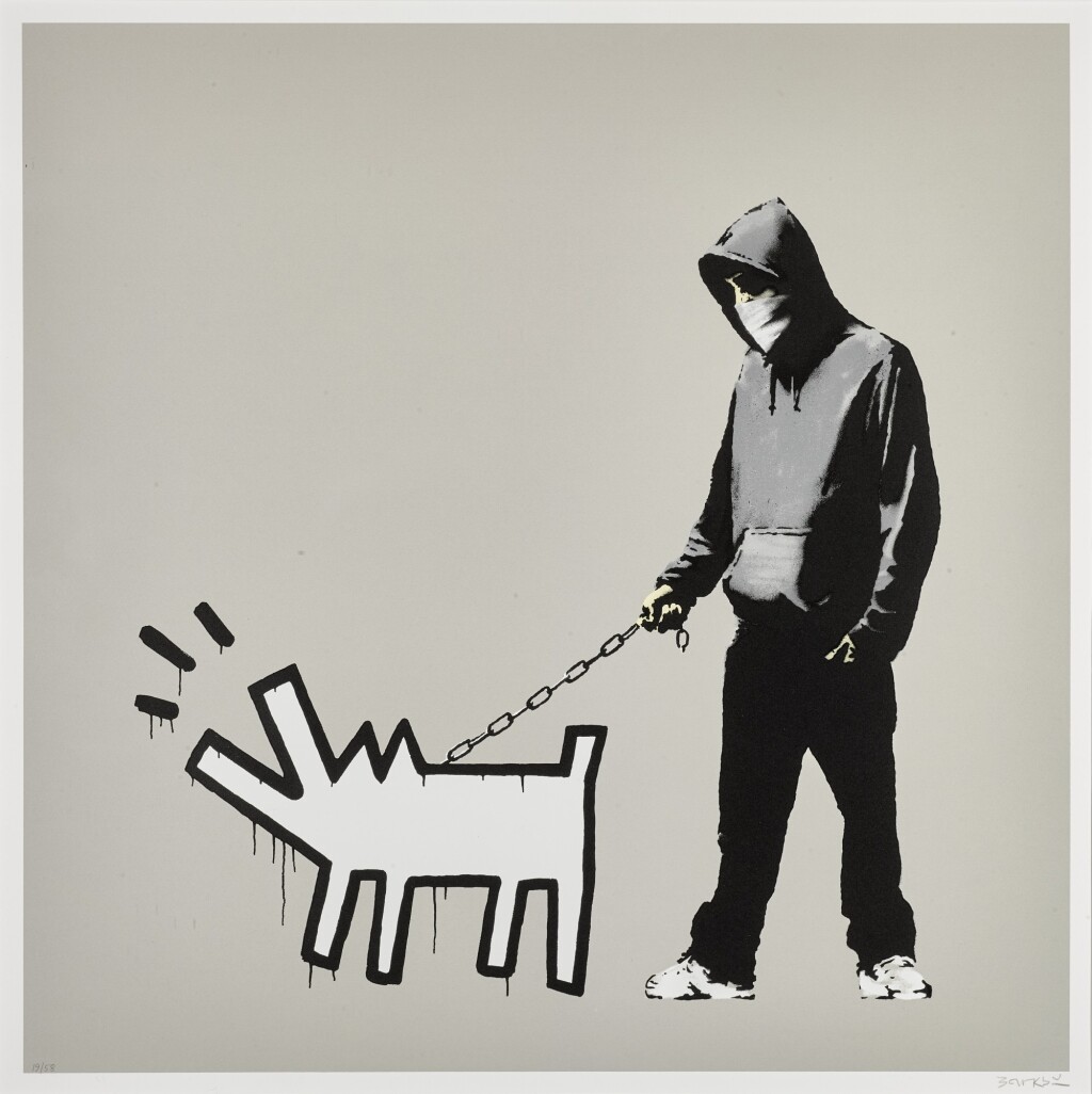 Banksy - Choose Your Weapon - Queue Jumping Grey