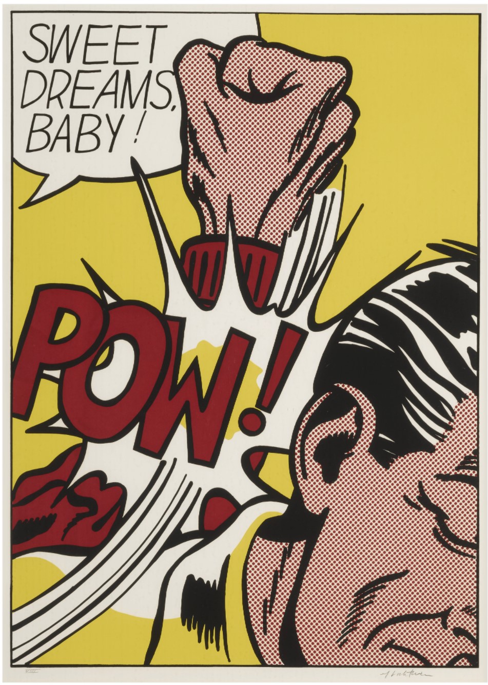 Roy Lichtenstein - Sweet Dreams Baby! (C 39) - Roman Numerals Edition