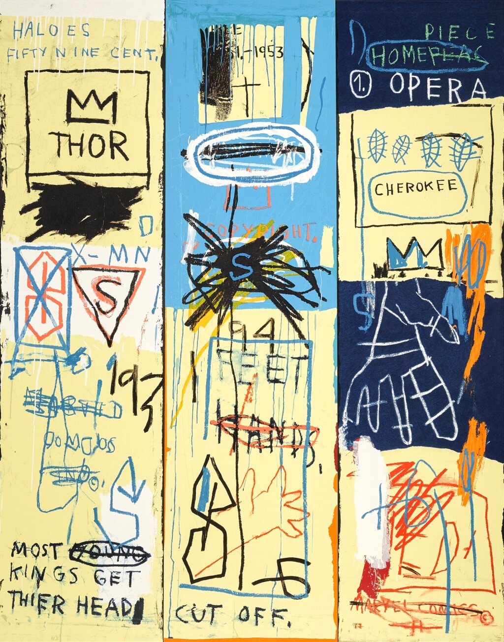 Jean-Michel Basquiat - Portfolio II - Charles the First