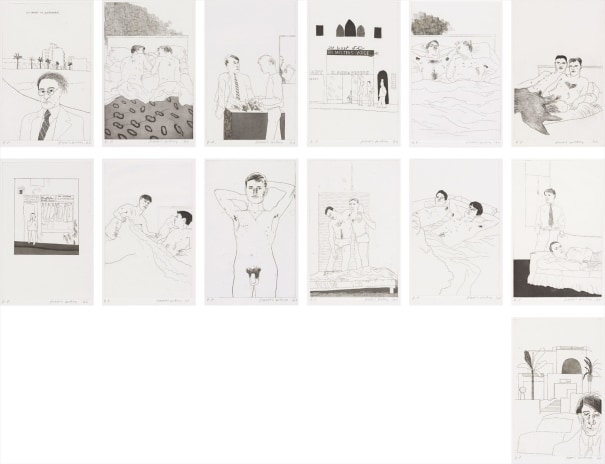 Illustrations for Fourteen Poems by C. P. Cavafy (Scottish Arts Council & Tokyo 47-59)