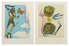 Salvador Dali - Magic Butterfly and the Dream (Field 78-2A) - Set Edition