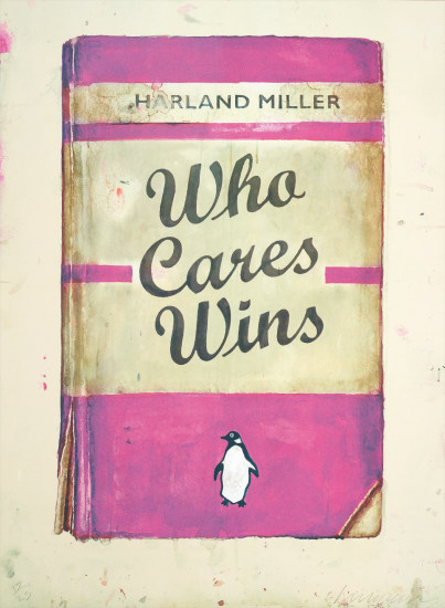 Harland Miller - Who Cares Wins - Artists with Liberty: Save Our Human Rights Act