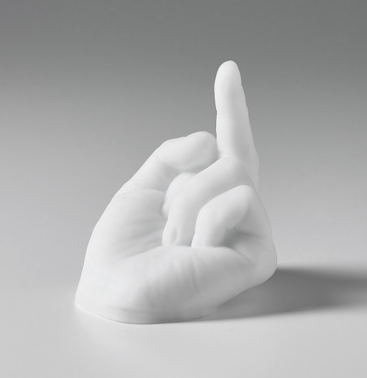 Ai Weiwei - Study of Perspective in Glass - Opaline White