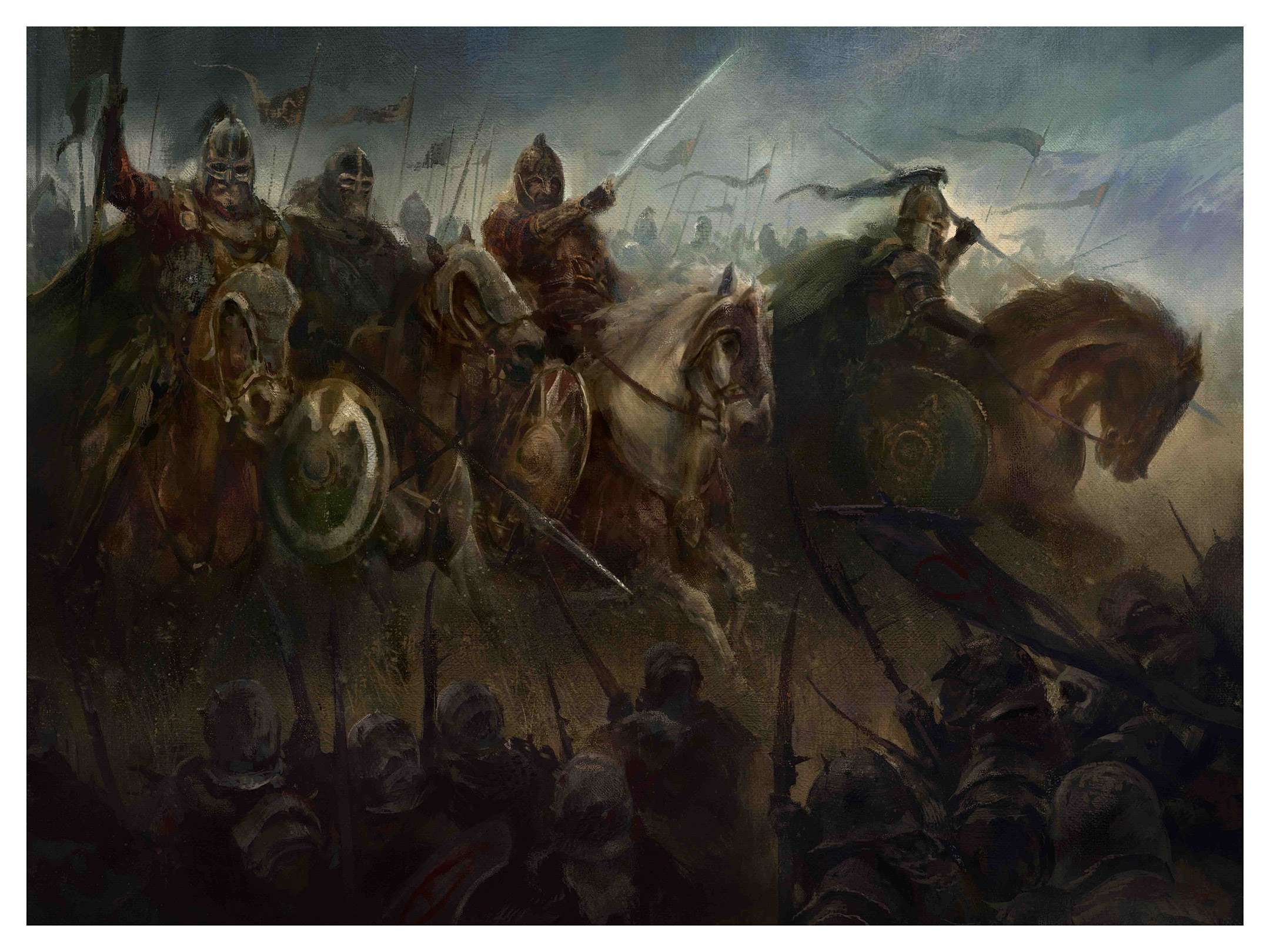 Karl Fitzgerald - THE LORD OF THE RINGS Showcase  - Forth Eolingas Acrylic Panel Print