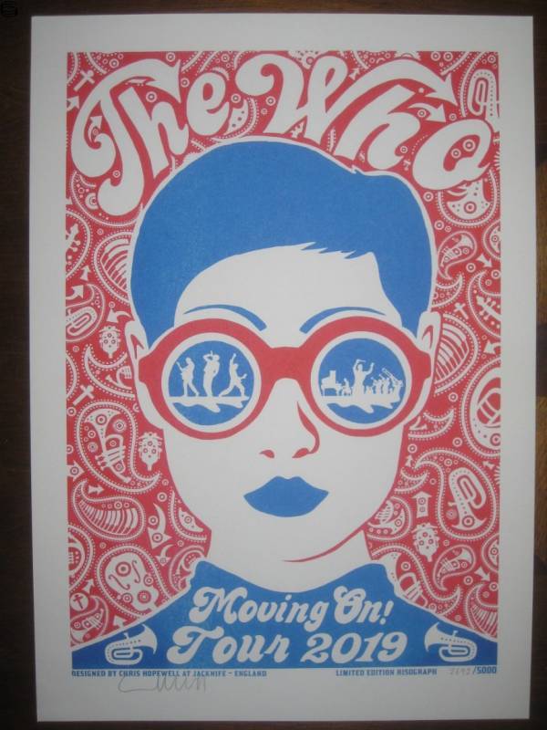Chris Hopewell - The Who Moving On Tour - First Edition