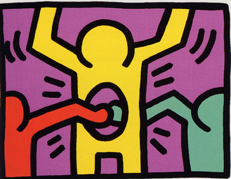 Keith Haring - Pop Shop I C (Littmann P 82-83)