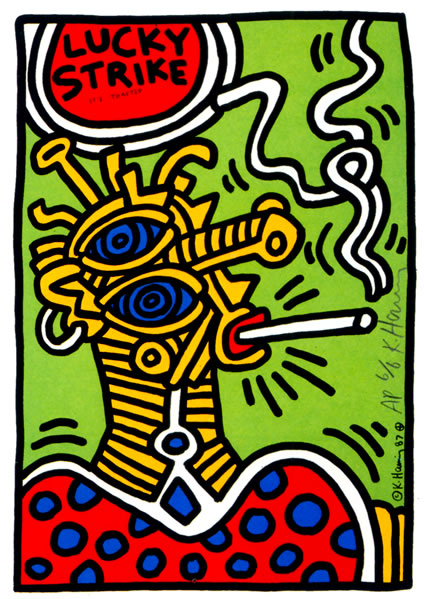 Keith Haring - Lucky Strike 1 (Littmann P 77)