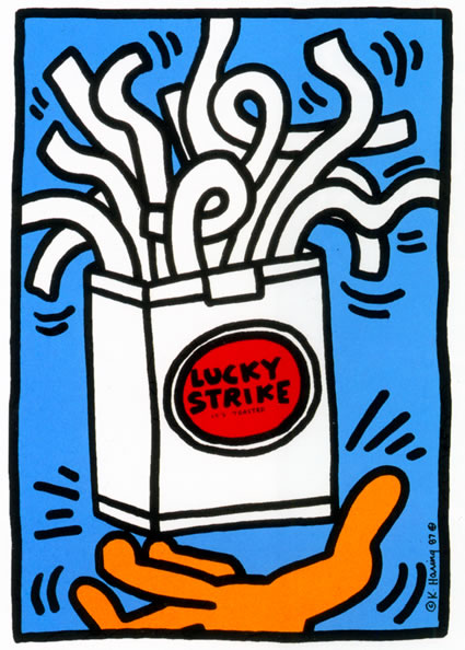 Keith Haring - Lucky Strike 2 (Littmann P 78)