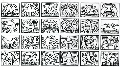 Keith Haring - Retrospect (Black and White) (Littmann P 118-119)