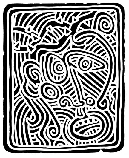 Keith Haring - Stones 3 (Littmann P 126-127)