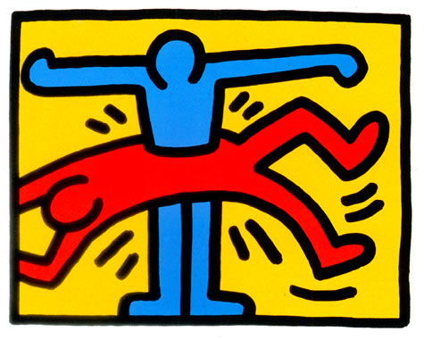 Keith Haring - Pop Shop VI A (Littmann P 150-151)