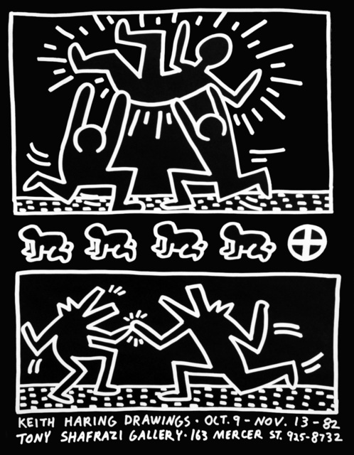 Keith Haring Drawings, Tony Shafrazi Poster