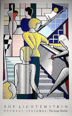 Roy Lichtenstein - Bauhaus Stairway - Poster Edition