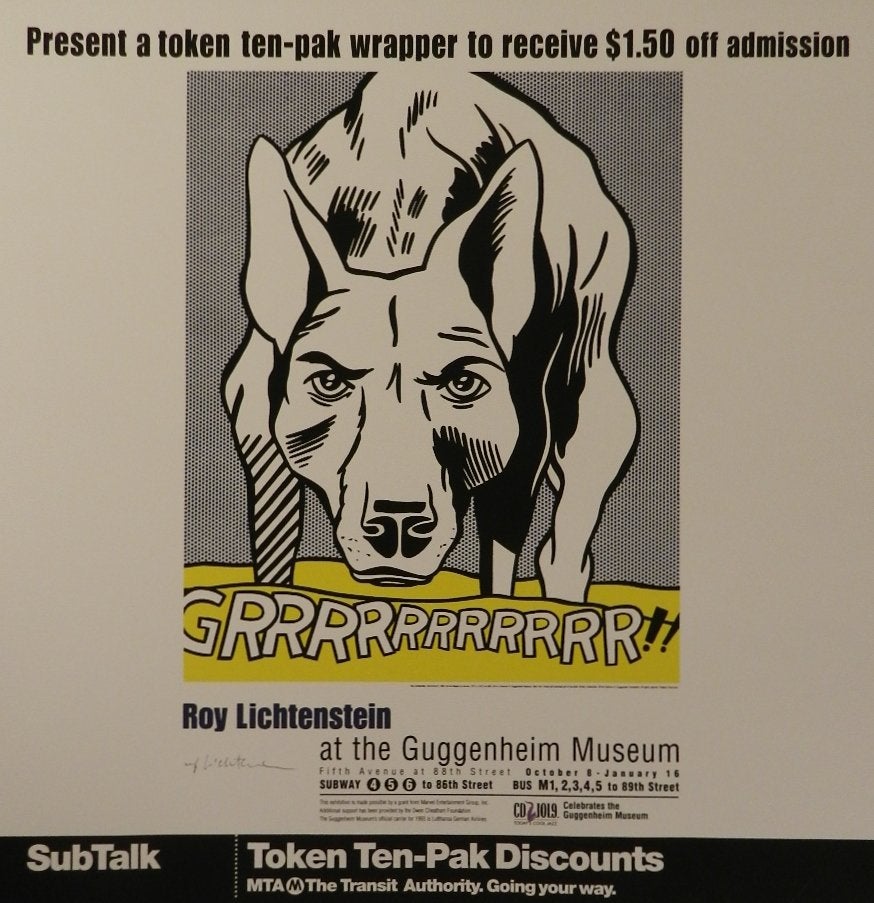 Roy Lichtenstein - Grrrrrrrrrrr! - Poster Edition