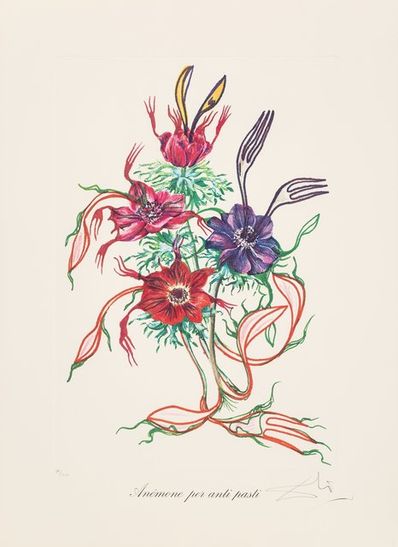 Anemone + Forks (Surrealist Flowers)