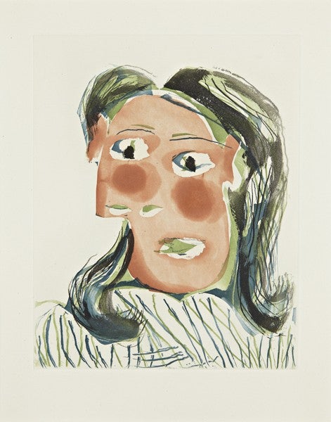 Tete de femme No. 6: Portrait de Dora Maar (Bloch 1338; Baer 654)