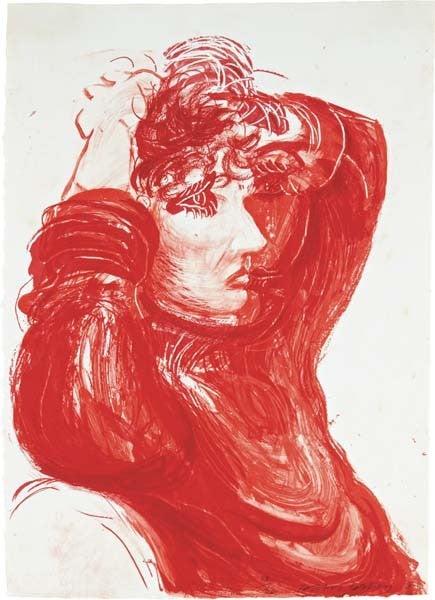 Red Celia (Tyler Graphics 273; Museum of Contemporary Art, Tokyo 267)