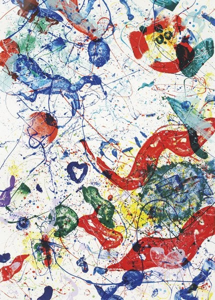 Untitled (Connie Lembark S18; Sam Francis screenprint 291)