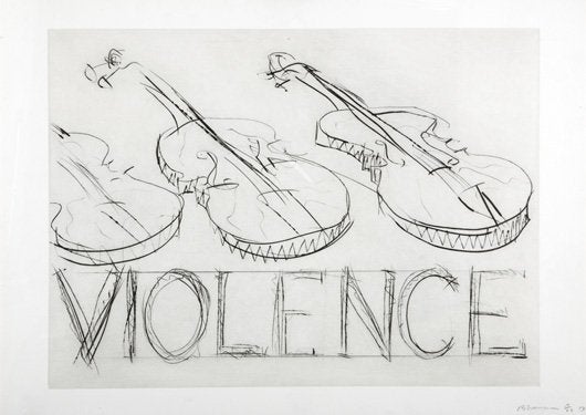 Violins/Violence (Gemini G.E.L. 1237; Christopher Cordes 47)