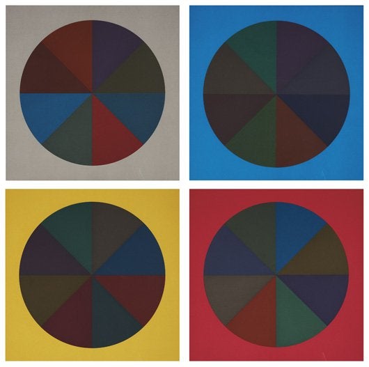 A Circle Divided Into Eight Equal Parts, with Colors Superimposed in Each Part Portfolio